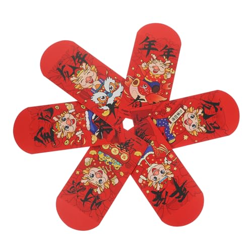 Lurrose 24 Stück rote Umschlagtasche Geldumschläge für Umschläge Briefumschlag Frühling Festival Red Envelope Roter Umschlag für das neue Jahr Chinesisches Festival rotes Umschläge Papier von Lurrose