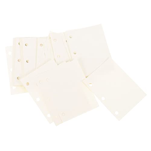 Lurrose 240 Blatt Handbuchpapier Austauschbare Notizpapiere für Mini Ordner Vielseitig Einsetzbar für Notizen Scrapbooking und Kreatives Schreiben pro Insgesamt von Lurrose
