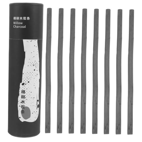 Lurrose 25 Stück Holzkohlestange Professionelle Zeichenvorräte Weiche Kohlestifte Holzkohlezubehör Holzkohleschläger Für Wasser Gepresste Holzkohlestäbchen Skizzenzubehör Black Kohlenstoff von Lurrose