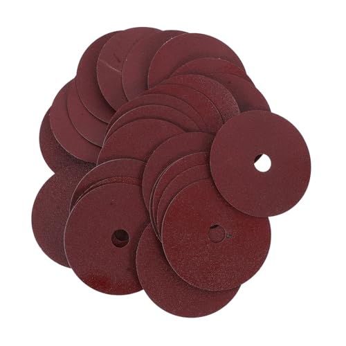 Lurrose 25 Stück Polier Schleifblätter Schleifpapier Schleifpapier Winkelschleifer Aufsätze Bindescheibe Bowlingkugel Schleifpads Bodenschleifscheibe Saubere Schleifscheibe von Lurrose