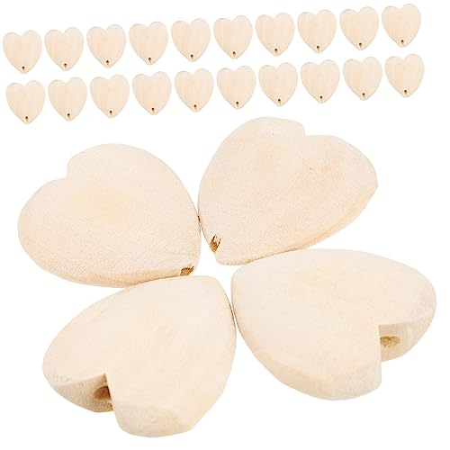 Lurrose 25St Schmuckperlen bastelmaterial für bastelsets für valetinstagsgeschenk dekoring Dekorationen Herz Dekoration Herz Girlande Perlen Schmuck Abstandsperle hölzern Lurrose 25St Schmuckperlen bastelmaterial für bastelsets für valetinstagsgeschenk dekoring Dekorationen Herz Dekoration Herz Girlande Perlen Schmuck Abstandsperle hölzern von Lurrose