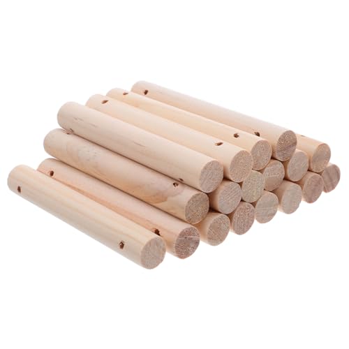 Lurrose 26 Stück Rohstoffe Für Vogelkäfigstäbe Strickleiterstangen Als Ersatz Bastelstäbe Mit Vorgebohrten Löchern Bastelstäbe Zweige Holzstäbchen Zum Basteln Lurrose 26 Stück Rohstoffe Für Vogelkäfigstäbe Strickleiterstangen Als Ersatz Bastelstäbe Mit Vorgebohrten Löchern Bastelstäbe Zweige Holzstäbchen Zum Basteln von Lurrose