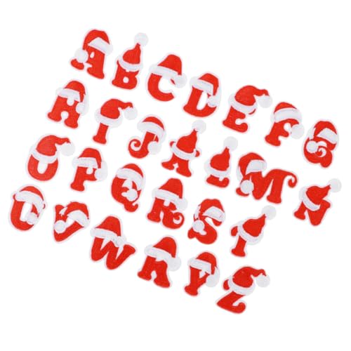 Lurrose 26 Stück Stück Weihnachten 26 englische Buchstaben Patch-Aufkleber Kleiderflicken selber machen Kostüm weihnachtskopfbedeckung hussen weihnachten Kleidungsflicken -Patches Lurrose 26 Stück Stück Weihnachten 26 englische Buchstaben Patch-Aufkleber Kleiderflicken selber machen Kostüm weihnachtskopfbedeckung hussen weihnachten Kleidungsflicken -Patches von Lurrose