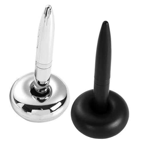 Lurrose 2Stücke Magnet Kugelschreiber mit Schwebendem Design Fidget Pen aus Metall für Büro und Schule Praktische Geschenkidee für Männer und Frauen Lurrose 2Stücke Magnet Kugelschreiber mit Schwebendem Design Fidget Pen aus Metall für Büro und Schule Praktische Geschenkidee für Männer und Frauen von Lurrose