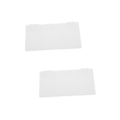 Lurrose 2er-Packung Palette Farbkasten Mischpalette Mit Aquarell Farbtablett Aquarelle Aquarell-Palette Farblich Gemischter Teller Leere Aquarellteller Plastik von Lurrose