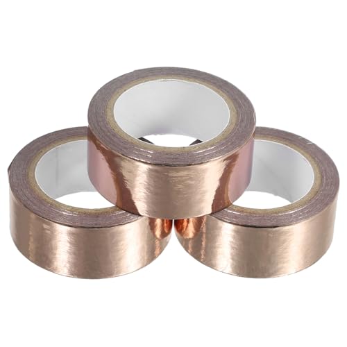 Lurrose 3 Rollen Heißprägeband farbig Bandfarbe dekoratives Klebeband Journaling bunt Washi-Tape-Aufkleber Tagebuchband Mehrzweck-Washi-Tape Klebeband für Scrapbooking bronzieren Rosa von Lurrose