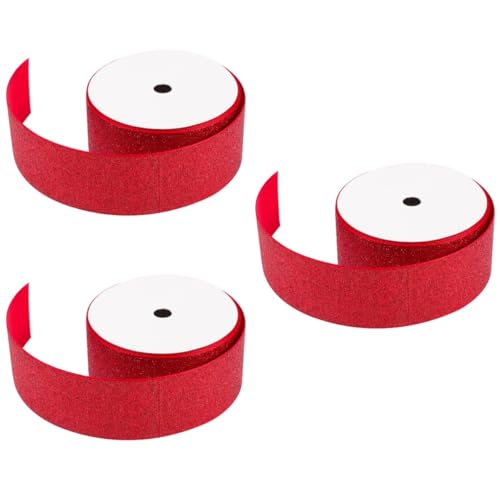 Lurrose 3 Rollen Schleife Weiß Band zum Basteln Party Chiffon Gold band basteln Banddekoration Band-Hochzeitsdekoration Geschenkbänder ein Verpackungsband DIY Bastelband Polyester rot Lurrose 3 Rollen Schleife Weiß Band zum Basteln Party Chiffon Gold band basteln Banddekoration Band-Hochzeitsdekoration Geschenkbänder ein Verpackungsband DIY Bastelband Polyester rot von Lurrose
