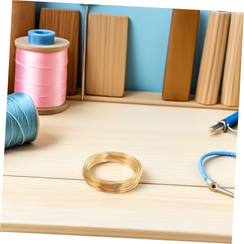 Lurrose 3 Rollen Schmuckdraht Memory Wire Metallbiegbar Stark Flexibel Für DIY Armbänder Ohrringe Halsketten Schmuckherstellung Zubehör von Lurrose
