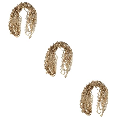 Lurrose 3 Rollen Wasserlösliche Stickereispitze Baumwollschal Für Damen Pailletten Cremefarben Spitzenbesatz Spitzenband Schwarze Wickelspitze Zum Nähen Floraler Spitzenstoff Lurrose 3 Rollen Wasserlösliche Stickereispitze Baumwollschal Für Damen Pailletten Cremefarben Spitzenbesatz Spitzenband Schwarze Wickelspitze Zum Nähen Floraler Spitzenstoff von Lurrose