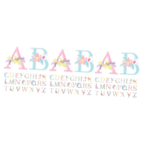Lurrose 3 Sätze Aufnäher Mit Buchstaben Zum Aufbügeln Für Jeans Aufnäher Mit Buchstaben Zum Aufnähen Aufnäher Für Kleidung Aufnäher Mit Buchstaben Applikationen 26 Stück * 3 von Lurrose