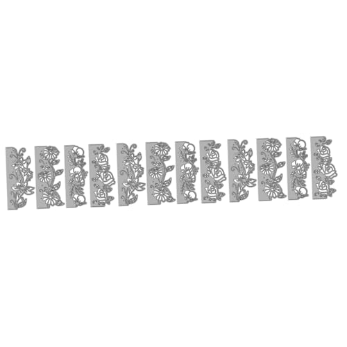 Lurrose 3 Sätze Blumenspitze-ausstecherform Herstellung Schnitte Craftcuttermesser Bastelset Bastelschablonen Aus Papier Entzückende Scrapbooking-stanzformen Kohlenstoffstahl 4 Stück * 3 von Lurrose