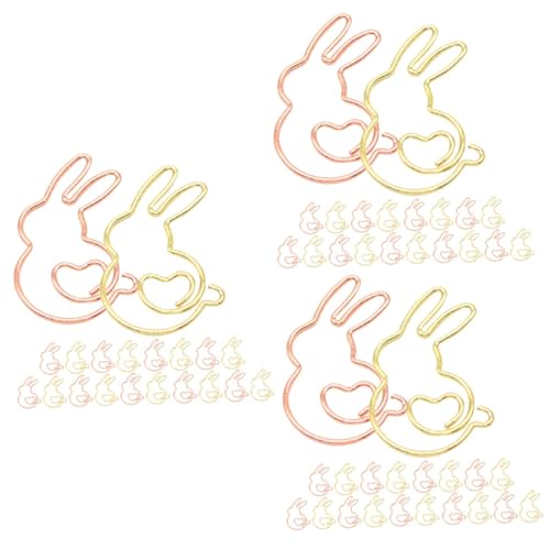 Lurrose 3 Sätze Büroklammer Goldene Papierklammern Kaninchenförmige Papierklammern Dekorativ Lustige Papierclips Geformt Schule Markierungsclip Cartoon-papierklammer Metall 20 Stück * 3 Lurrose 3 Sätze Büroklammer Goldene Papierklammern Kaninchenförmige Papierklammern Dekorativ Lustige Papierclips Geformt Schule Markierungsclip Cartoon-papierklammer Metall 20 Stück * 3 von Lurrose
