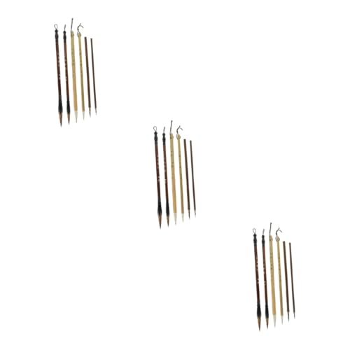 Lurrose 3 Sätze Bußgeld Zeichnung Malerei Pinsel Für Kalligrafie Kunst Traditionelle Kalligrafie Kalligraphie-schreibpinsel Tintenpinsel Tuschepinsel Gliederung Malen Nylon 6 Stücke * 3 von Lurrose
