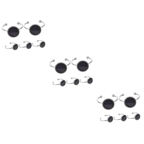 Lurrose 3 Sätze Einstellbar Umarmung Ring Lose Schlüssel Für Finger Stimmungsschmuck Rostfreier Stahl 5 Stücke * 3 Lurrose 3 Sätze Einstellbar Umarmung Ring Lose Schlüssel Für Finger Stimmungsschmuck Rostfreier Stahl 5 Stücke * 3 von Lurrose