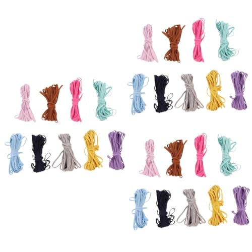 Lurrose 3 Sätze Elastische Maskenbänder Hochwertiges Flexibles Gummiband Für Diy Projekte Zufällige Farben Für Handarbeiten Und Haarschmuck Zufällige Farbe 9 Stücke * 3 von Lurrose
