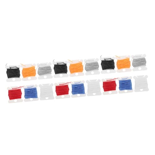 Lurrose 3 Sätze Faden Für Nähmaschine Gewachster Leinenfaden Handwerk Gewachster Faden Herstellung Bastelzeug Handwerkskunst Stickfaden Gewachste Fadenschnur Nähen Polyester 6 Rollen * 3 Lurrose 3 Sätze Faden Für Nähmaschine Gewachster Leinenfaden Handwerk Gewachster Faden Herstellung Bastelzeug Handwerkskunst Stickfaden Gewachste Fadenschnur Nähen Polyester 6 Rollen * 3 von Lurrose
