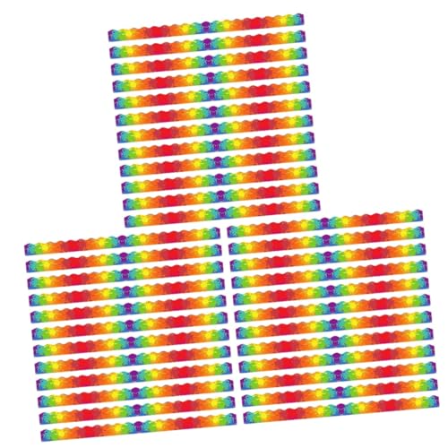 Lurrose 3 Sätze Festivalbedarf Herstellung Trimmen Streifen Bunte Magnetische Bordüre Scheckheft Scrabbook Scrabook Deko Grenze Rahmen Für Pinnwand Pvc Weichmagnetisch 12 Stück * 3 von Lurrose