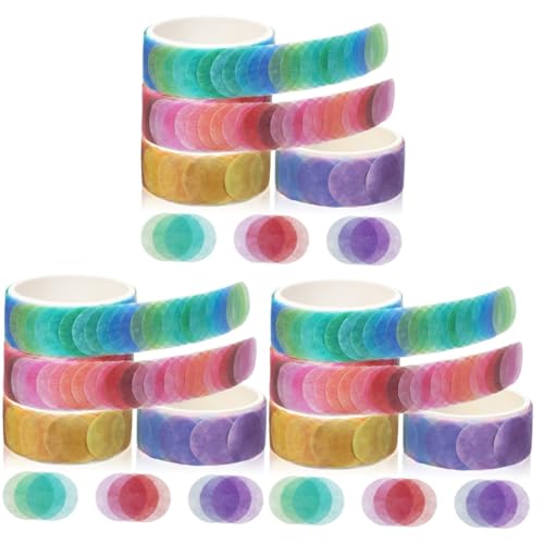 Lurrose 3 Sätze Fruchtzuckerbonbonaufkleber Scrapbooking -vorräte Sammelalbum Washi-tape-ästhetik Washi Tape Zum Verpacken Von Geschenken Papier 4 Rollen * 3 Lurrose 3 Sätze Fruchtzuckerbonbonaufkleber Scrapbooking -vorräte Sammelalbum Washi-tape-ästhetik Washi Tape Zum Verpacken Von Geschenken Papier 4 Rollen * 3 von Lurrose
