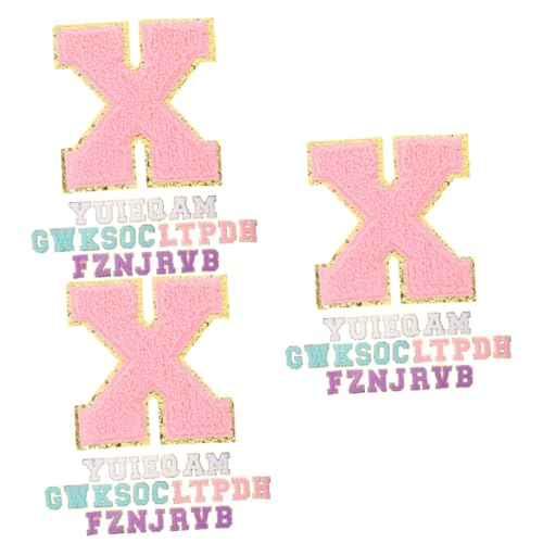 Lurrose 3 Sätze Gestickter Stoffaufnäher Alphabet Flecken Bügelflicken Die Nähen Basteln Zubehör Apfelding Chenille-buchstaben Zum Aufbügeln Patch-briefe Handtuchstickerei 26 Stücke * 3 von Lurrose