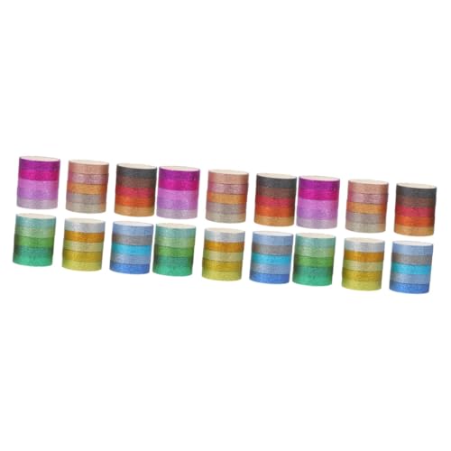 Lurrose 3 Sätze Glitzer Und Washi-tape Bänder Funkelnd Scrapbooking Tape Metallisch Klebrig Scrapbooking Zubehör The Washi Tape Washi -papierband Papier Klebeband Aufkleber 30 Rollen * 3 Lurrose 3 Sätze Glitzer Und Washi-tape Bänder Funkelnd Scrapbooking Tape Metallisch Klebrig Scrapbooking Zubehör The Washi Tape Washi -papierband Papier Klebeband Aufkleber 30 Rollen * 3 von Lurrose