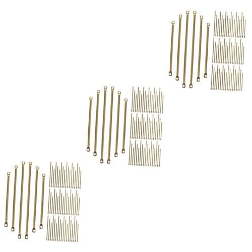 Lurrose 3 Sätze Handgemachte Schmuckverbindungen Doppel Verbindungselemente Für Und Armbänder Langlebigem Für Diy Schmuckprojekte 150 Stück * 3 von Lurrose