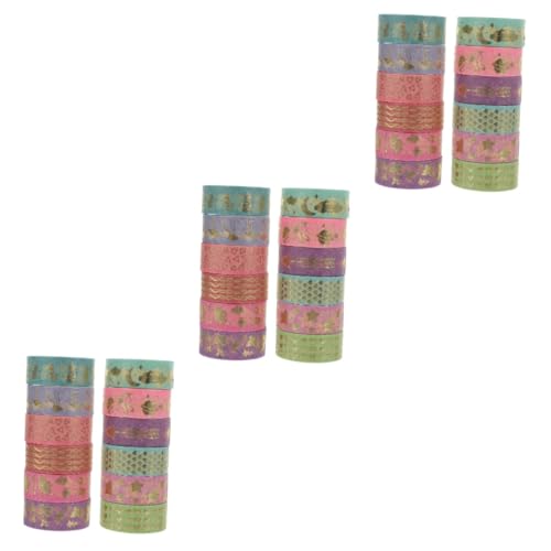 Lurrose 3 Sätze Heißpräge-washi-tape The Washi Tape Bastelmaterial Handystativ Dekoratives Klebeband Farbiges Band Scrapbook-diy-klebebänder Diy Washi Tapes Japanisches Papier 12 Stück * 3 Lurrose 3 Sätze Heißpräge-washi-tape The Washi Tape Bastelmaterial Handystativ Dekoratives Klebeband Farbiges Band Scrapbook-diy-klebebänder Diy Washi Tapes Japanisches Papier 12 Stück * 3 von Lurrose
