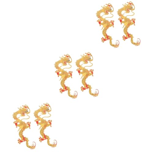 Lurrose 3 Sätze Kleidungsflicken Drachen Schmücken Nähen Cartoon-patches Flicken Für Kleidung Bestickt Stickerei Hallo Flecken Reparatur Applikationen Für Bekleidung Stickgarn 2 Stück * 3 von Lurrose
