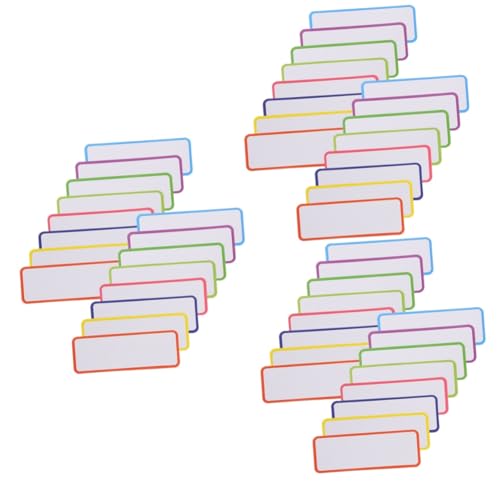 Lurrose 3 Sätze Magnetisches Etikett Kühlschrankmagnete Kühlschrankaufkleber Magnetische, Trocken Abwischbare Etiketten Magnetetiketten Dünn Für Trockener Löschstift Löschbar 54 Stück * 3 von Lurrose