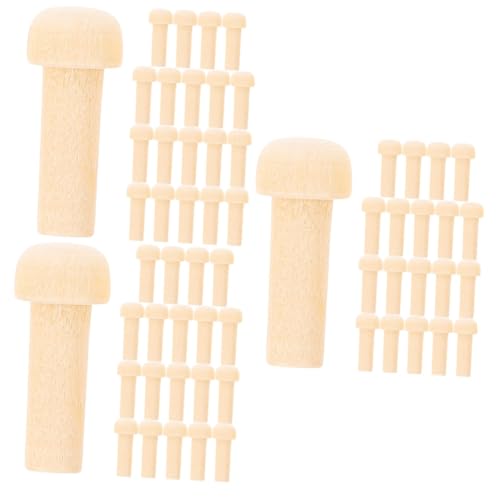 Lurrose 3 Sätze Mini Holz Achsen Pegs Unbehandelte Holz Pegs Für Diy Lange Für Kreative Projekte Zum Basteln Und Gestalten Von Möbeln 20 Stück * 3 von Lurrose
