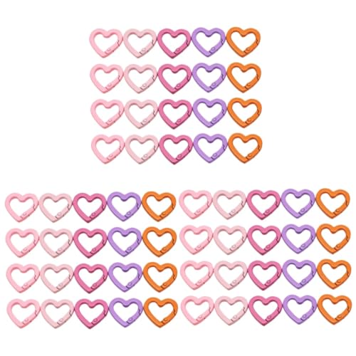 Lurrose 3 Sätze Pfirsichfarbene Herzfederschnalle Clip Frühling Geformt Schlüssel Haken Reiz Schnappverschlüsse Für Diy Federschnallen Selber Machen Zinklegierung 20 Stück * 3 Lurrose 3 Sätze Pfirsichfarbene Herzfederschnalle Clip Frühling Geformt Schlüssel Haken Reiz Schnappverschlüsse Für Diy Federschnallen Selber Machen Zinklegierung 20 Stück * 3 von Lurrose