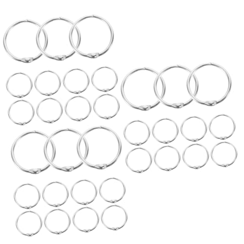 Lurrose 3 Sätze Revisionskarten Geteilte Ringe Bürobuch Klingelt Buchringe Mit Losen Blättern Buchbinderbedarf Einzelne Binderinge Karteikarte Pflicht Ordnerringe Mini Metall 20 Stück * 3 Lurrose 3 Sätze Revisionskarten Geteilte Ringe Bürobuch Klingelt Buchringe Mit Losen Blättern Buchbinderbedarf Einzelne Binderinge Karteikarte Pflicht Ordnerringe Mini Metall 20 Stück * 3 von Lurrose