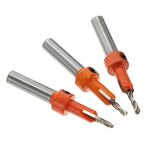 Lurrose 3 Sätze Senkbohrer Holzbearbeitung Kernbohrer Versenken Bohren Fase Mittelschlag Kegelbohrer Holzkorkbohrer Schlagbohrer Anfasfräser Hochgeschwindigkeitsstahl Orange 3 Stück * 3 Lurrose 3 Sätze Senkbohrer Holzbearbeitung Kernbohrer Versenken Bohren Fase Mittelschlag Kegelbohrer Holzkorkbohrer Schlagbohrer Anfasfräser Hochgeschwindigkeitsstahl Orange 3 Stück * 3 von Lurrose