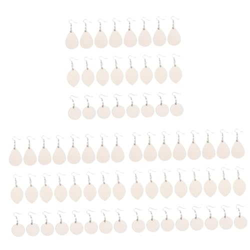 Lurrose 3 Sätze Sublimationsrohlinge Ohrringe Doppelseitig Bedruckbare Ohrhaken Für Diy Schmuckherstellung Hochwertige Stabile Und Kreative Bastelmaterialien Für Designs 24 Stück * 3 von Lurrose