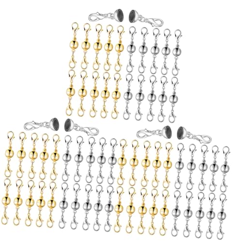 Lurrose 3 Sätze Verbindungsschnalle Verlängerung Für Armband Schmuckwerkzeuge Ringe Multi-halskettenverschluss Magnetverschlüsse Zur Schmuckherstellung Verriegelungskonverter 20 Stück * 3 Lurrose 3 Sätze Verbindungsschnalle Verlängerung Für Armband Schmuckwerkzeuge Ringe Multi-halskettenverschluss Magnetverschlüsse Zur Schmuckherstellung Verriegelungskonverter 20 Stück * 3 von Lurrose