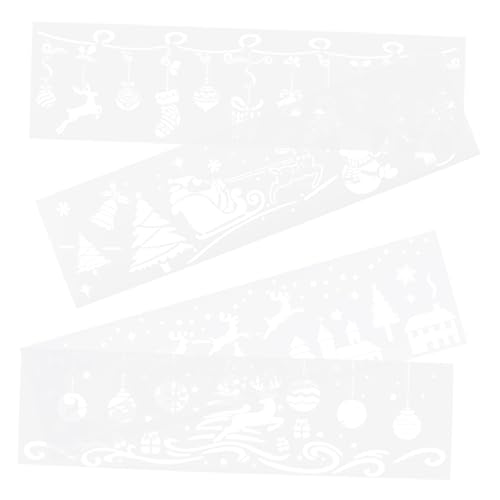 Lurrose 3 Sätze Weihnachtsdeko Sprühschablonen Dekoring Weihnchtsdeko Schablonen Buchstaben Vinyl Weihnachtszeichnungsschablonen Malvorlagen Aus Kunststoff Das Haustier Weiß 4 Stück * 3 Lurrose 3 Sätze Weihnachtsdeko Sprühschablonen Dekoring Weihnchtsdeko Schablonen Buchstaben Vinyl Weihnachtszeichnungsschablonen Malvorlagen Aus Kunststoff Das Haustier Weiß 4 Stück * 3 von Lurrose