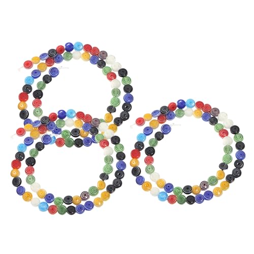 Lurrose 3 Saiten Vintage Runde Glasperlen Bunte DIY Spacer Perlen mit Geradem für Schmuckherstellung Armbänder Bastelzubehör Stränge Handgefertigte Glasperlen Lurrose 3 Saiten Vintage Runde Glasperlen Bunte DIY Spacer Perlen mit Geradem für Schmuckherstellung Armbänder Bastelzubehör Stränge Handgefertigte Glasperlen von Lurrose