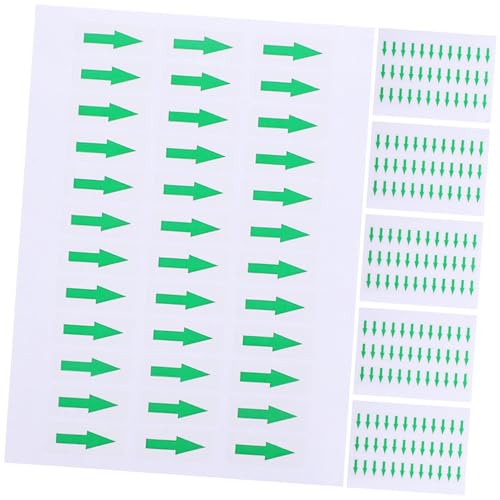 Lurrose 3 Stück 5 Pfeilaufkleber zur Richtungsanzeige lagererzwespen lagerungskissen, der Richtungsaufkleber anzeigt klein UV Pfeilaufkleber für den Boden Pfeilaufkleber für die Wand von Lurrose