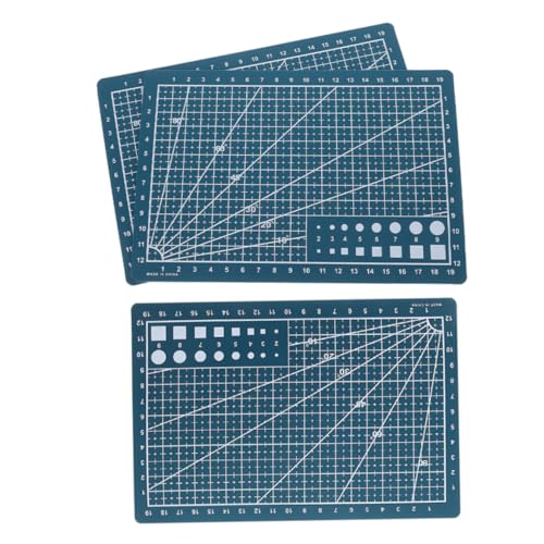 Lurrose 3 Stück Doppelseitige Schneidematte aus Abs Selbstheilend Präzise Markierungen Platzsparend für Bastelarbeiten Nähen Quilten Langlebig und Formstabil Vielseitig für Handwerk und von Lurrose