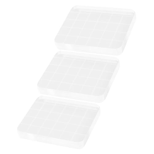 Lurrose 3 Stück Durchsichtige Werkzeuge Scrapbooking Ornamente Xcm Für Transparente Werkzeuge Planer Journaling Stempeln Acryl Und Unverzichtbare Bastel Rechteckblöcke DIY Lurrose 3 Stück Durchsichtige Werkzeuge Scrapbooking Ornamente Xcm Für Transparente Werkzeuge Planer Journaling Stempeln Acryl Und Unverzichtbare Bastel Rechteckblöcke DIY von Lurrose