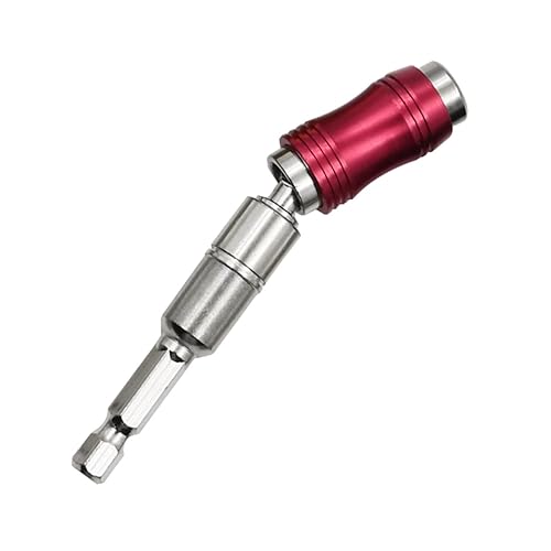 Lurrose 3 Stück Elektrische Bohrverbindung Freigeben Magnet Schlüssel Bithalter Verlängern Bohrerhalter Schwenkbarer Bitspitzenhalter Chrom-vanadium-stahl Rot von Lurrose