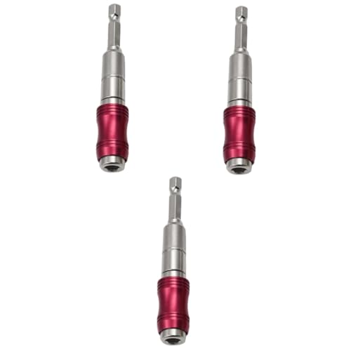 Lurrose 3 Stück Elektrische Bohrverbindung Schlüssel freigeben bit magnetische Verlängerungswelle MAGETISCHER ÜBERBITTELSPRÜFUNGSHAFTER Bithalter verlängern Chrom-Vanadium-Stahl rot Lurrose 3 Stück Elektrische Bohrverbindung Schlüssel freigeben bit magnetische Verlängerungswelle MAGETISCHER ÜBERBITTELSPRÜFUNGSHAFTER Bithalter verlängern Chrom-Vanadium-Stahl rot von Lurrose