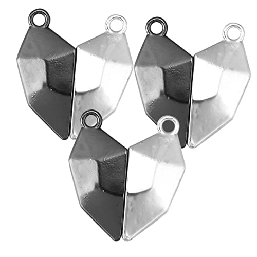 Lurrose 3 Stück Herz-magnet-anhänger Herstellung Schließe Silber Halskette Verschlüsse Pärchen Armband Schmuck Diy Verschluss Magnetverschluss Für Armband Schmuck Diy Zubehör Legierung Lurrose 3 Stück Herz-magnet-anhänger Herstellung Schließe Silber Halskette Verschlüsse Pärchen Armband Schmuck Diy Verschluss Magnetverschluss Für Armband Schmuck Diy Zubehör Legierung von Lurrose