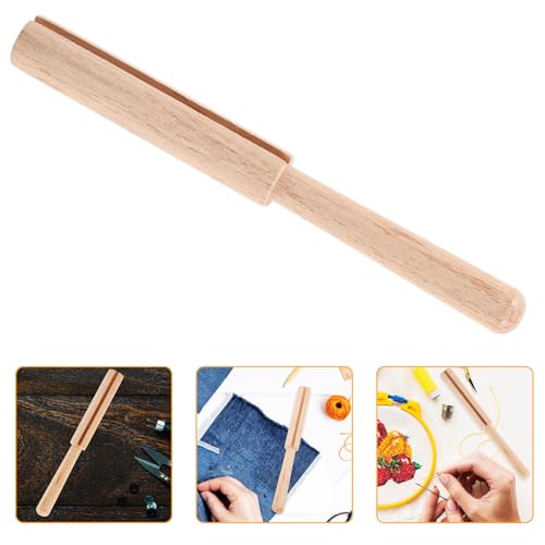 Lurrose 3 Stück Holz Garnschneider Werkzeug Ergonomischer Faden Cutter für Teppich und Stickarbeiten Langlebig Massivem Holz Präzise Schneidetechnik für Diy Projekte und Vielseitig von Lurrose