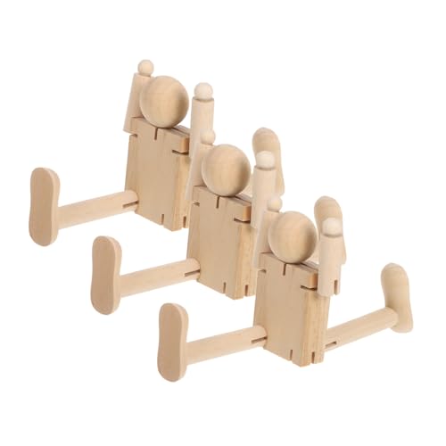 Lurrose 3 Stück Holzroboter Künstler menschliche Schaufensterpuppe aus Holz Kunst Mannequin Figur Actionfigur-Zeichnungsmodell Bewegliche Schaufensterpuppe Kunstfigurmodell Holzhand Khaki Lurrose 3 Stück Holzroboter Künstler menschliche Schaufensterpuppe aus Holz Kunst Mannequin Figur Actionfigur-Zeichnungsmodell Bewegliche Schaufensterpuppe Kunstfigurmodell Holzhand Khaki von Lurrose