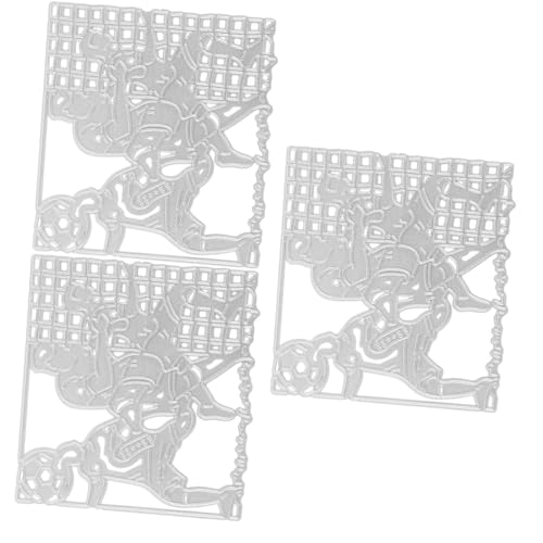 Lurrose 3 Stück Scrapbooking Schneidemesser Papierkarten Dekoration Schneidemesser DIY Schneidemold Schnitte Stanzteile für die Kartenherstellung Stanzformen aus Metall Prägeschablonen von Lurrose