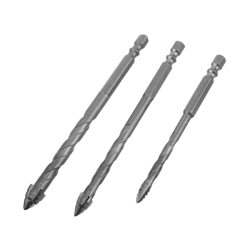 Lurrose 3 Stück Teiliges Betonbohrer Set Wolframstahllegierung für Schnelle und Präzise Bohrungen Fliesen Bits Langlebig und Tragbar Vielseitig Einsetzbar für Heimwerkerprojekte Lurrose 3 Stück Teiliges Betonbohrer Set Wolframstahllegierung für Schnelle und Präzise Bohrungen Fliesen Bits Langlebig und Tragbar Vielseitig Einsetzbar für Heimwerkerprojekte von Lurrose