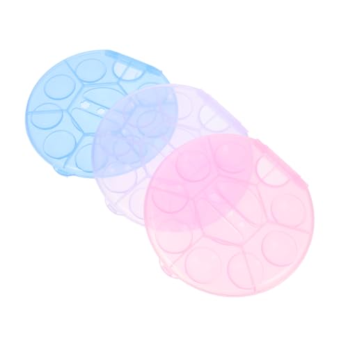 Lurrose 3 Stück Teiliges Malpalette Pigmentplatten Kunststoff Multifunktionale Mischplatten für Wasserfarben Geeignet für Amateure und Leicht und Tragbar Lurrose 3 Stück Teiliges Malpalette Pigmentplatten Kunststoff Multifunktionale Mischplatten für Wasserfarben Geeignet für Amateure und Leicht und Tragbar von Lurrose