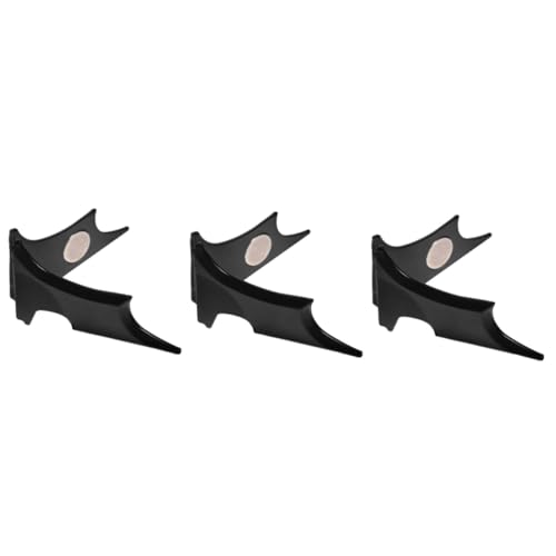 Lurrose 3 Stück Tragbarer Kleiner Clip Schlank Minimalistisch Geld Karoclip Aus Metall Kartenaufbewahrungsclip Klammer Fürs Büro Büroklammern Kleiner Karoclip Zinklegierung Black von Lurrose