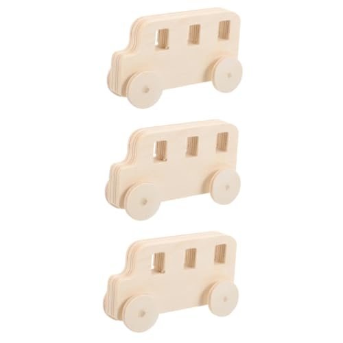 Lurrose 3 Stück bastelzeug für Safe Toy Unvollendete Holzdekoration Funny Toys Holzdekoration für Kinderautos selber Bauen Auto selber lackieren hölzern Beige Lurrose 3 Stück bastelzeug für Safe Toy Unvollendete Holzdekoration Funny Toys Holzdekoration für Kinderautos selber Bauen Auto selber lackieren hölzern Beige von Lurrose