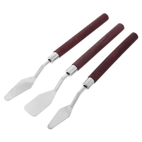 Lurrose 3 Stücke Ölfarbenschaber Künstlerpalette Messer Ölfarbe Malwerkzeuge Farbpalette Spachtel Skizzieren Sie den Schaber Palettenmesser Malerschaber Lackkratzen Lernmesser hölzern Lurrose 3 Stücke Ölfarbenschaber Künstlerpalette Messer Ölfarbe Malwerkzeuge Farbpalette Spachtel Skizzieren Sie den Schaber Palettenmesser Malerschaber Lackkratzen Lernmesser hölzern von Lurrose